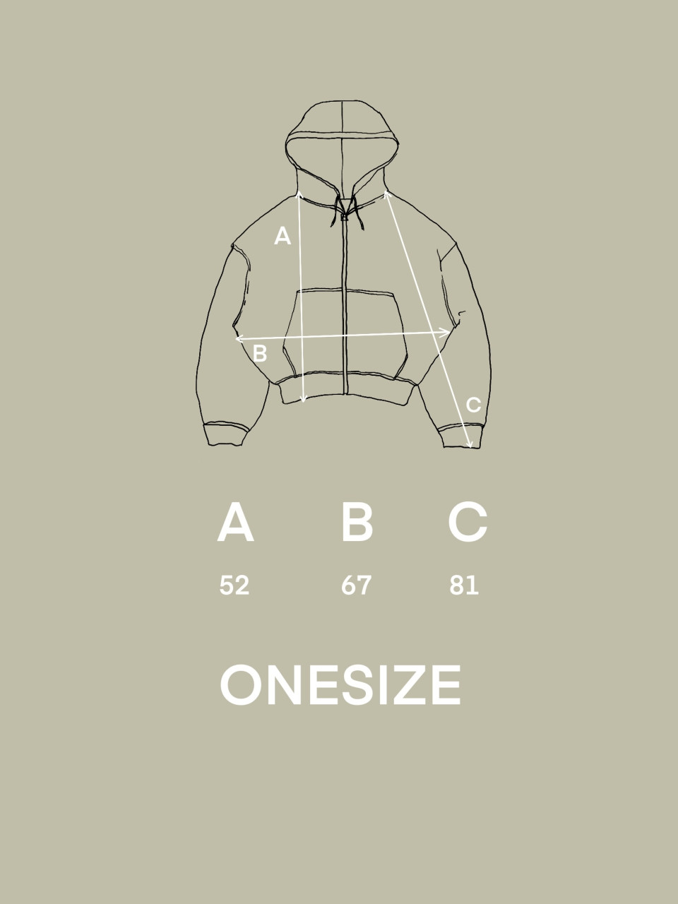 Zip Hoodie Culture Creative Exclusive gray